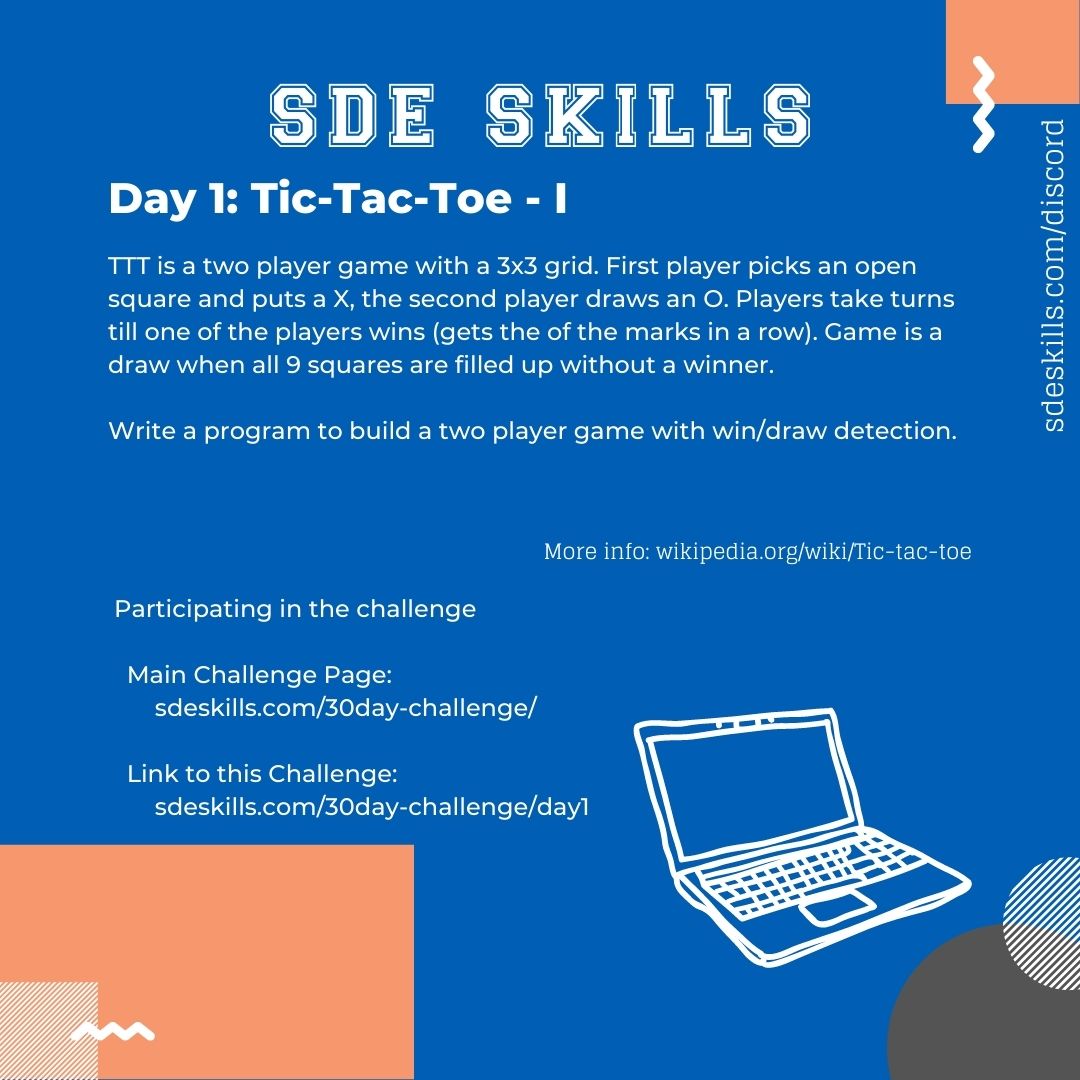 Day 1 - Tic-Tac-Toe I